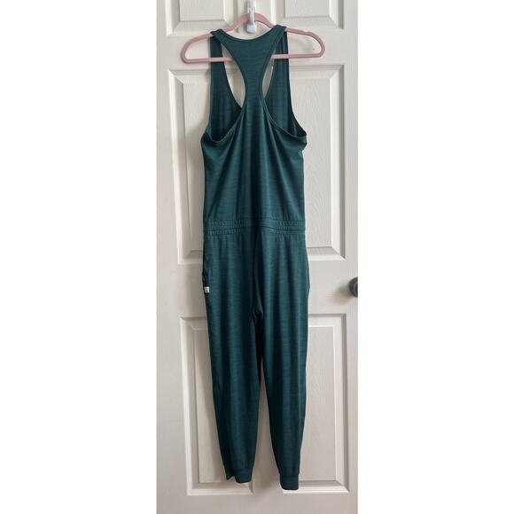 VUORI Jade Heather Drawstring Racerback Jogger Lux Jumpsuit - Picture 8 of 12